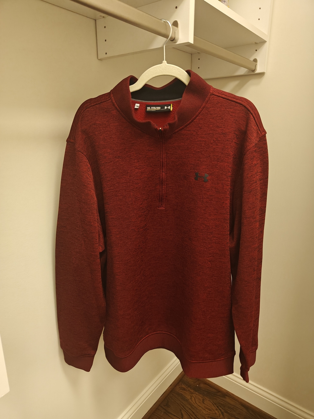 Under Armour Red Quarter-Zip Pullover